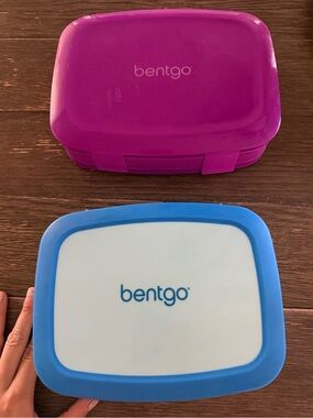 Bentgo Kids Lunch Boxes - Purple & Blue